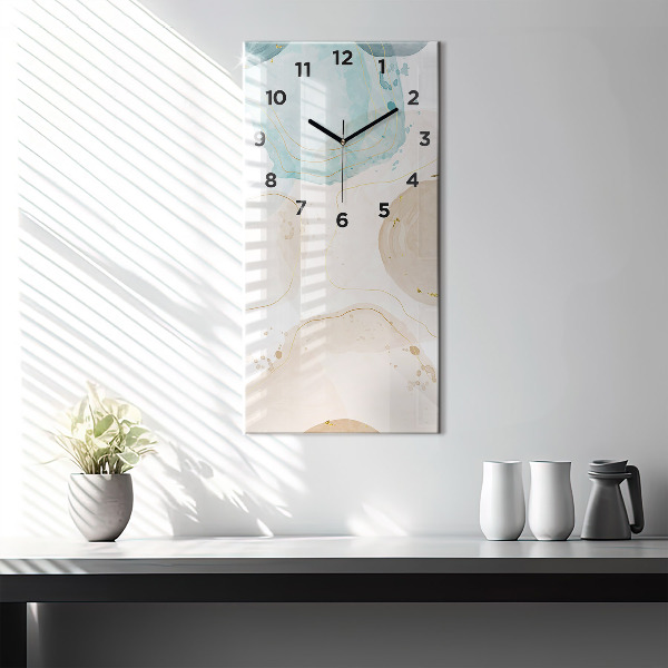 Orologio verticale Macchie di acquerello