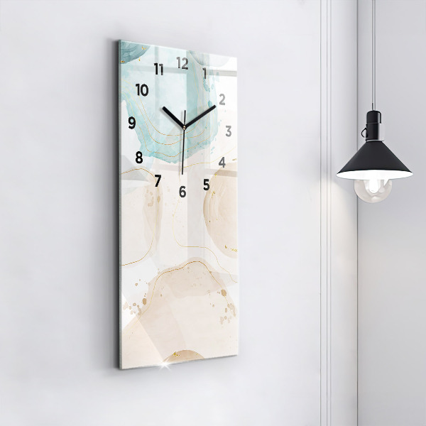 Orologio verticale Macchie di acquerello