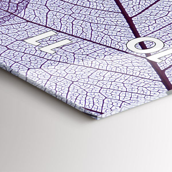 Orologio verticale Foglie – natura