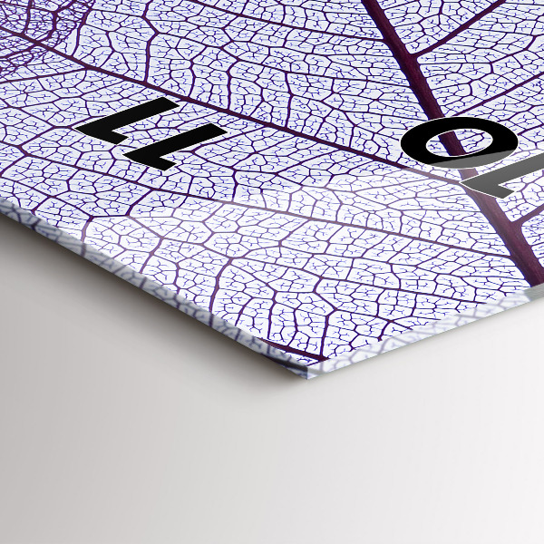 Orologio verticale Foglie – natura