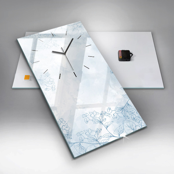 Orologio verticale Schizzo di piante