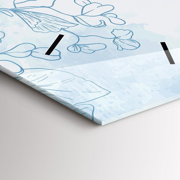 Orologio verticale Schizzo di piante