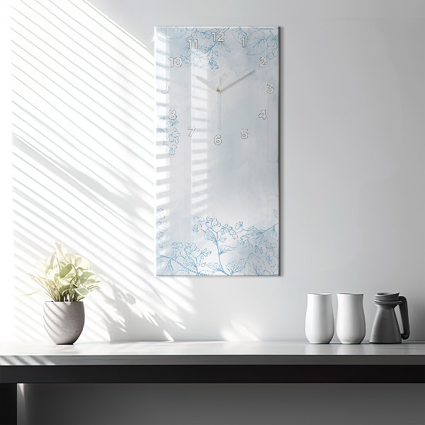 Orologio verticale Schizzo di piante