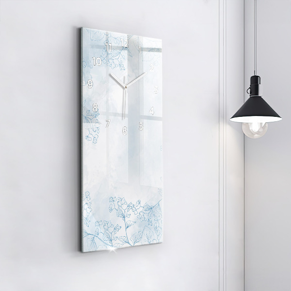Orologio verticale Schizzo di piante