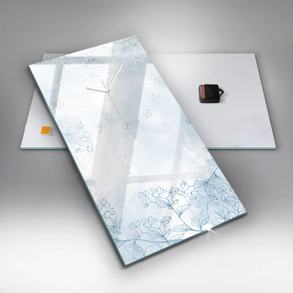 Orologio verticale Schizzo di piante