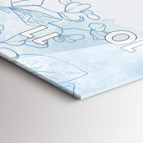 Orologio verticale Schizzo di piante