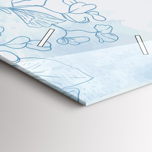 Orologio verticale Schizzo di piante