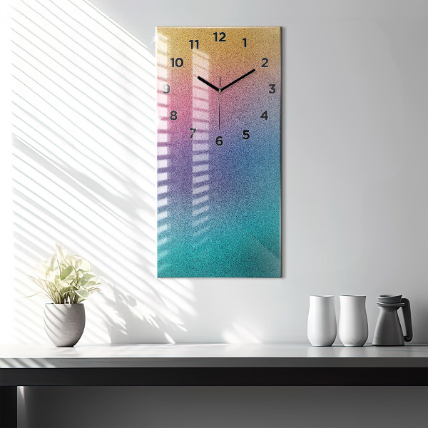 Orologio verticale Motivo a gradiente