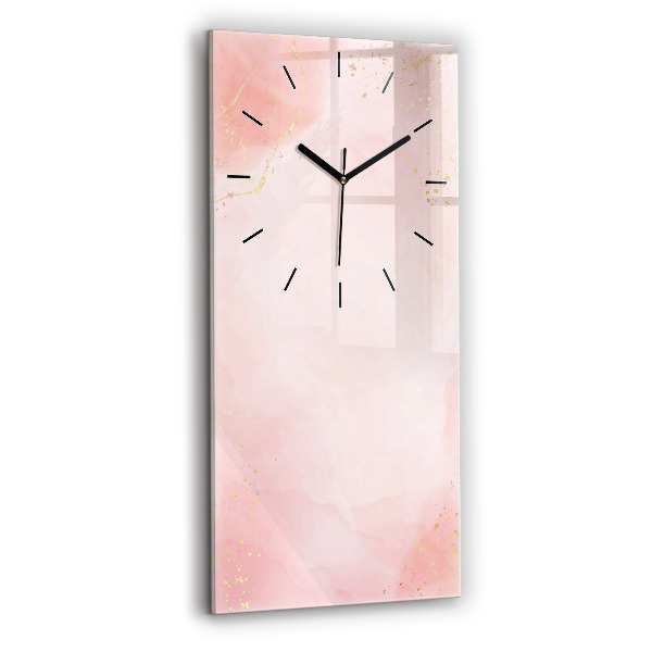 Orologio verticale Marmo rosa