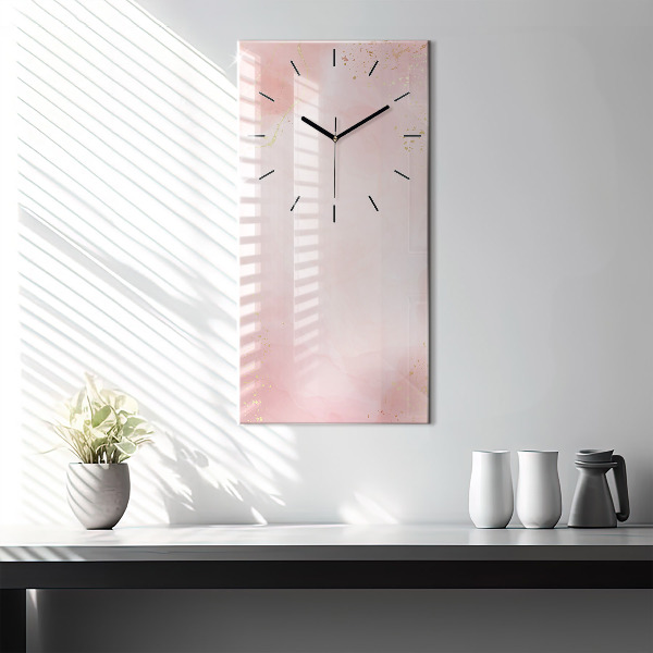 Orologio verticale Marmo rosa