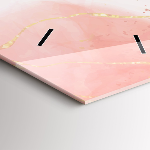 Orologio verticale Marmo rosa