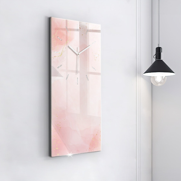 Orologio verticale Marmo rosa