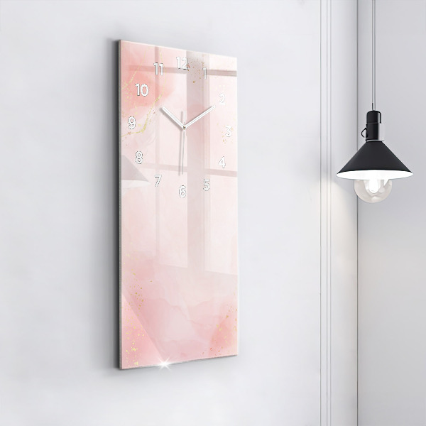 Orologio verticale Marmo rosa