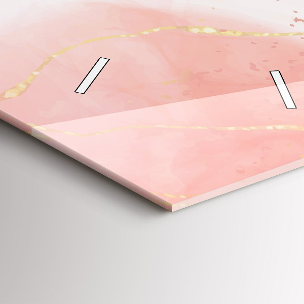 Orologio verticale Marmo rosa