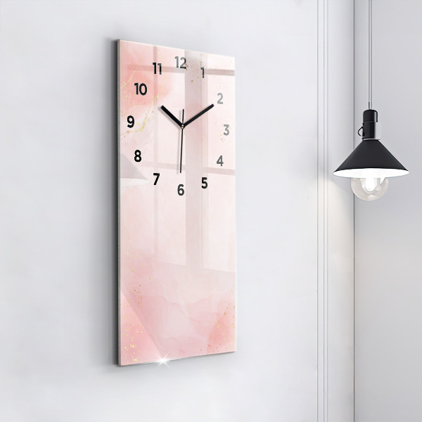 Orologio verticale Marmo rosa