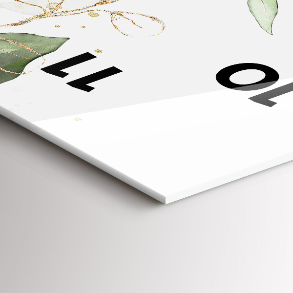 Orologio verticale L'astrazione lascia