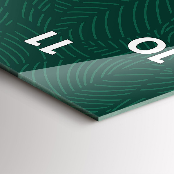 Orologio verticale Modello foglia