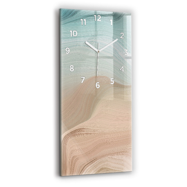 Orologio verticale Astrazione delle onde