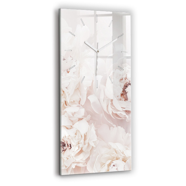 Orologio verticale Fiori di peonia