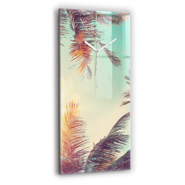 Orologio verticale Palme tropicali