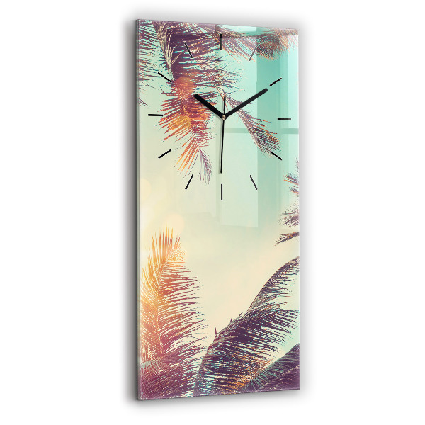 Orologio verticale Palme tropicali
