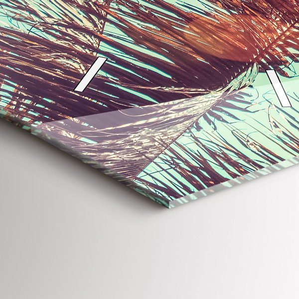 Orologio verticale Palme tropicali