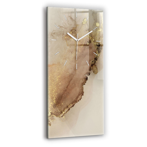 Orologio verticale Arte moderna beige