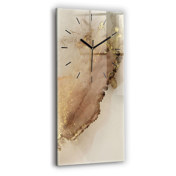 Orologio verticale Arte moderna beige