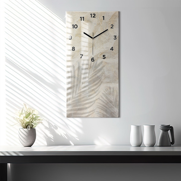 Orologio verticale Sabbia ombra palma