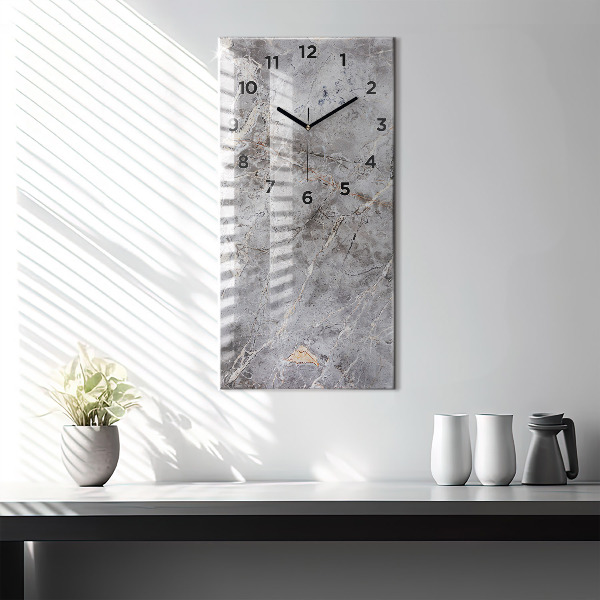Orologio verticale Marmo granito grigio