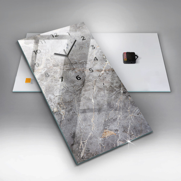 Orologio verticale Marmo granito grigio