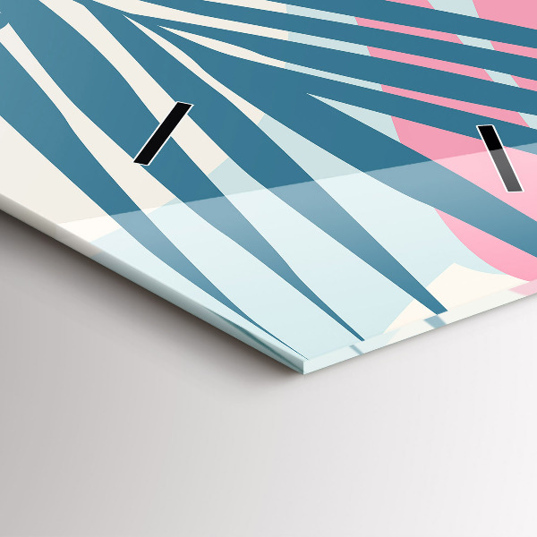 Orologio verticale Foglie pastello – Tropici