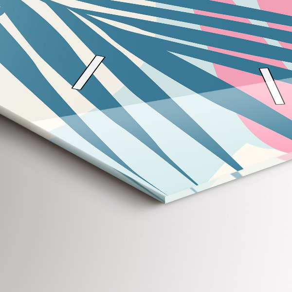 Orologio verticale Foglie pastello – Tropici