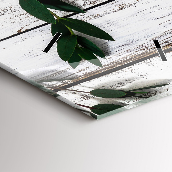 Orologio verticale Tavole di legno chiaro