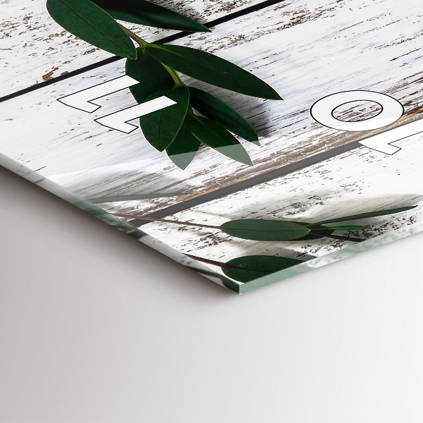 Orologio verticale Tavole di legno chiaro