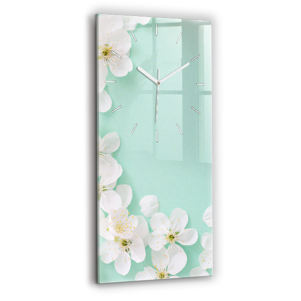 Orologio verticale Fiori di melo in fiore