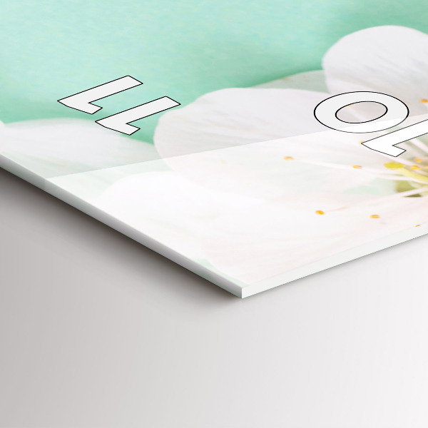 Orologio verticale Fiori di melo in fiore