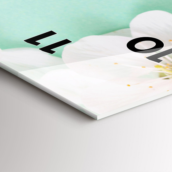 Orologio verticale Fiori di melo in fiore