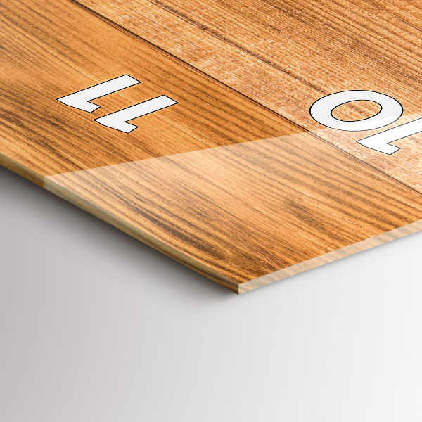 Orologio verticale Tavole di legno