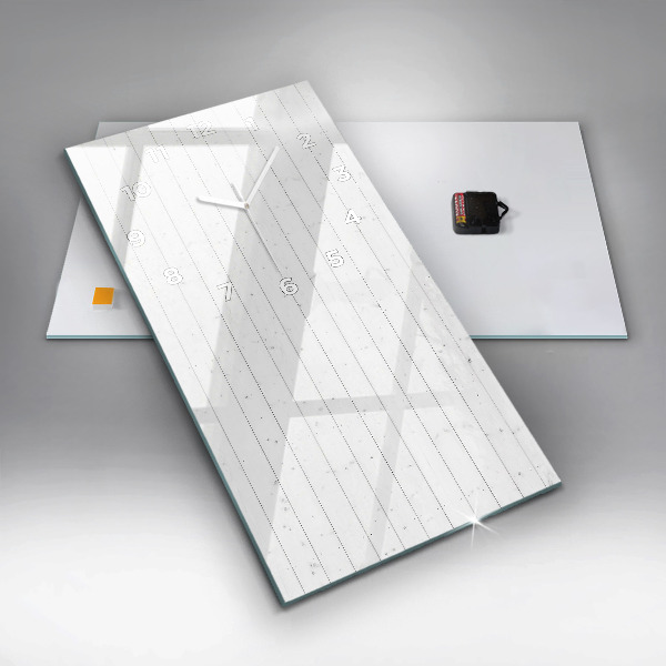 Orologio verticale Modello pannelli in legno