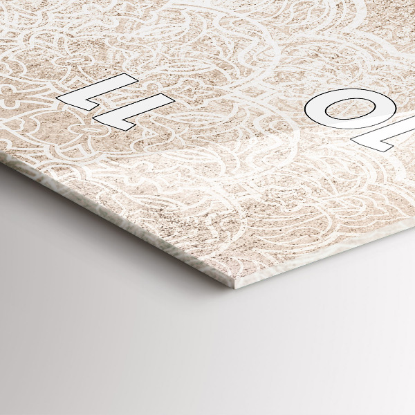 Orologio verticale Motivo decorativo