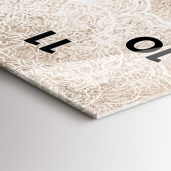 Orologio verticale Motivo decorativo