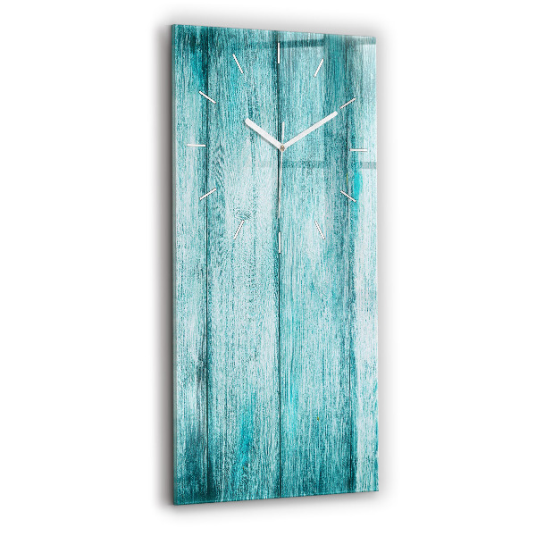 Orologio verticale Legno vecchio blu