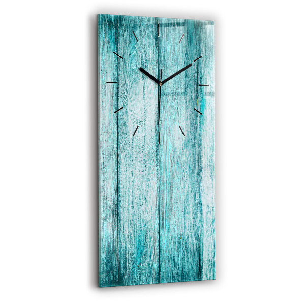 Orologio verticale Legno vecchio blu
