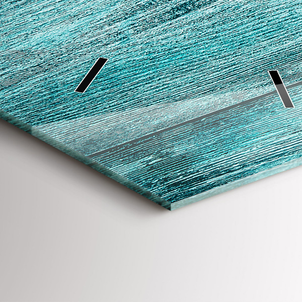 Orologio verticale Legno vecchio blu