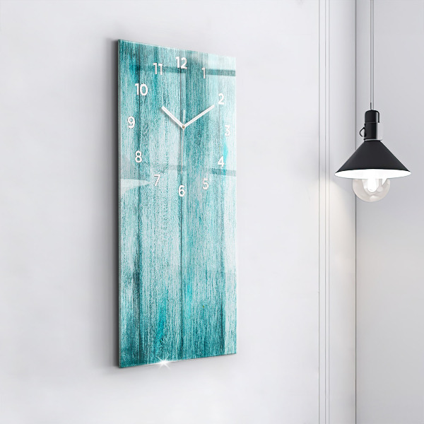 Orologio verticale Legno vecchio blu