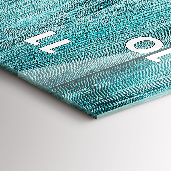 Orologio verticale Legno vecchio blu