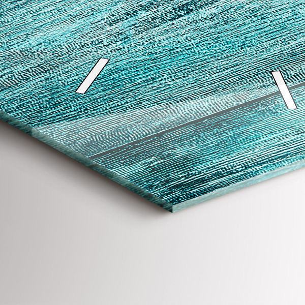 Orologio verticale Legno vecchio blu