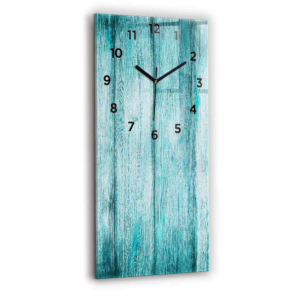 Orologio verticale Legno vecchio blu