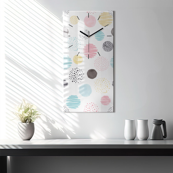 Orologio verticale Motivo geometrico
